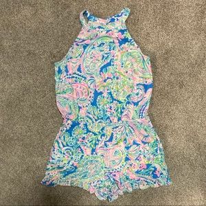 Lily Pulitzer girls romper size XL 12/14